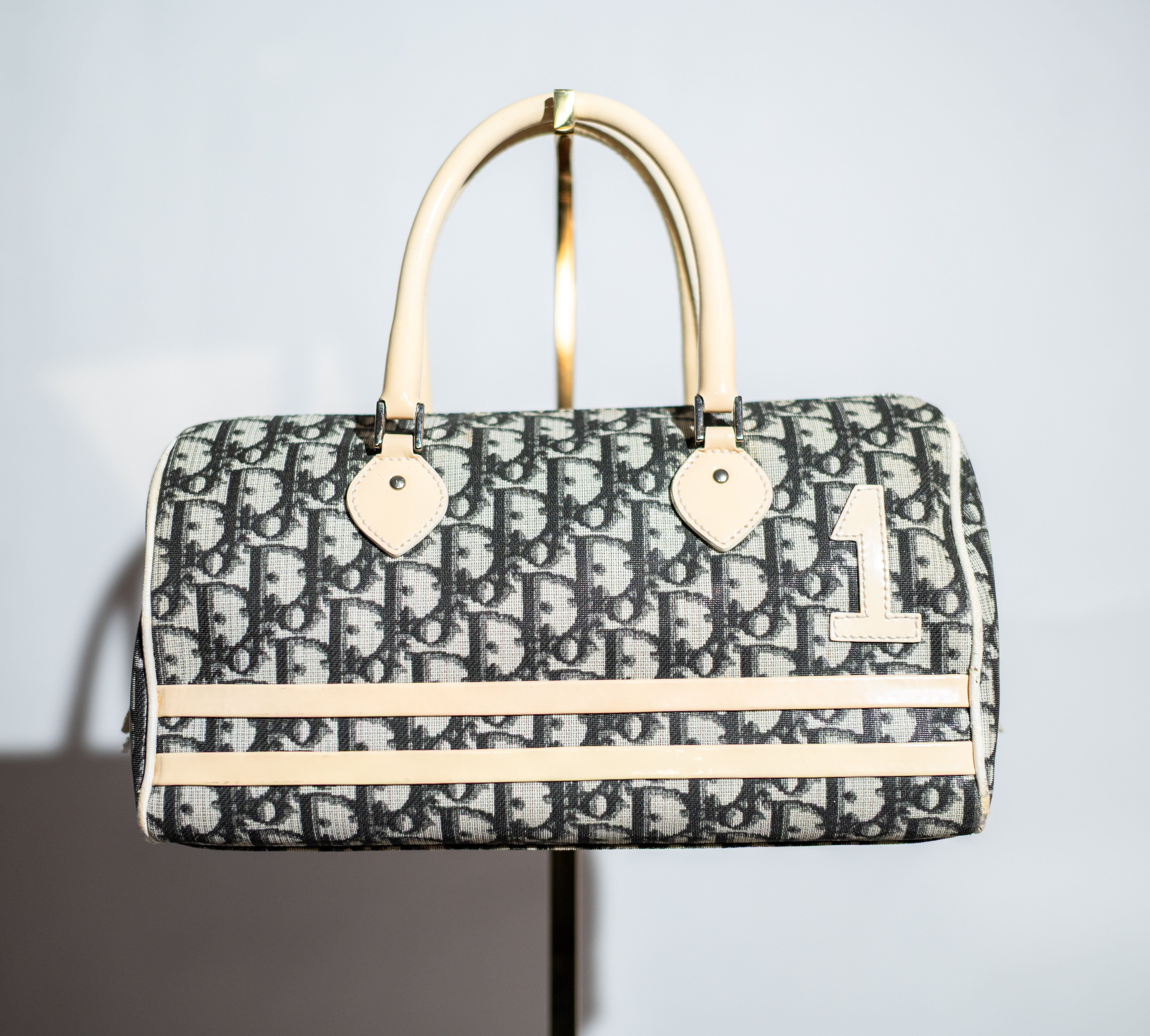 Christian Dior ボストンバッグ モノグラム Christian Dior No.1 Oblique Bowler Bag